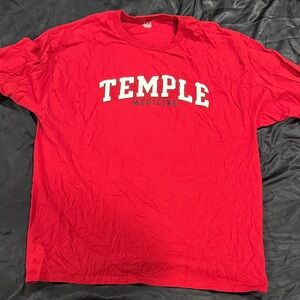 Champion Temple Medicine Bold Red Crewneck